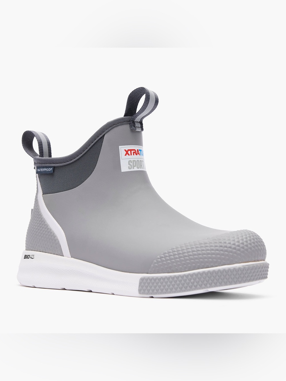 Men’s Gray Xtratuf Deck Sport Ankle Boots